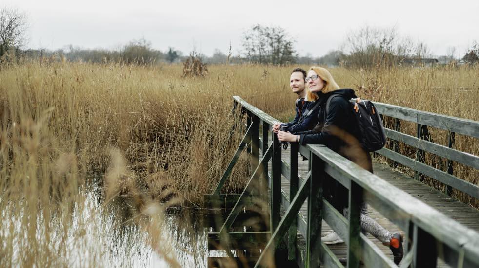 Couple at WWT London Wetland Centre